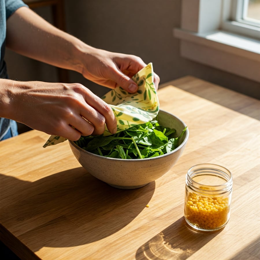 Fresh ingredients prepped on a counter