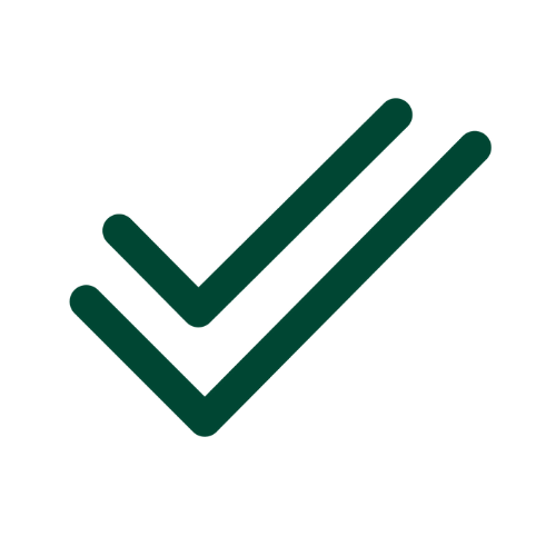 Checkmarks Only_green on white